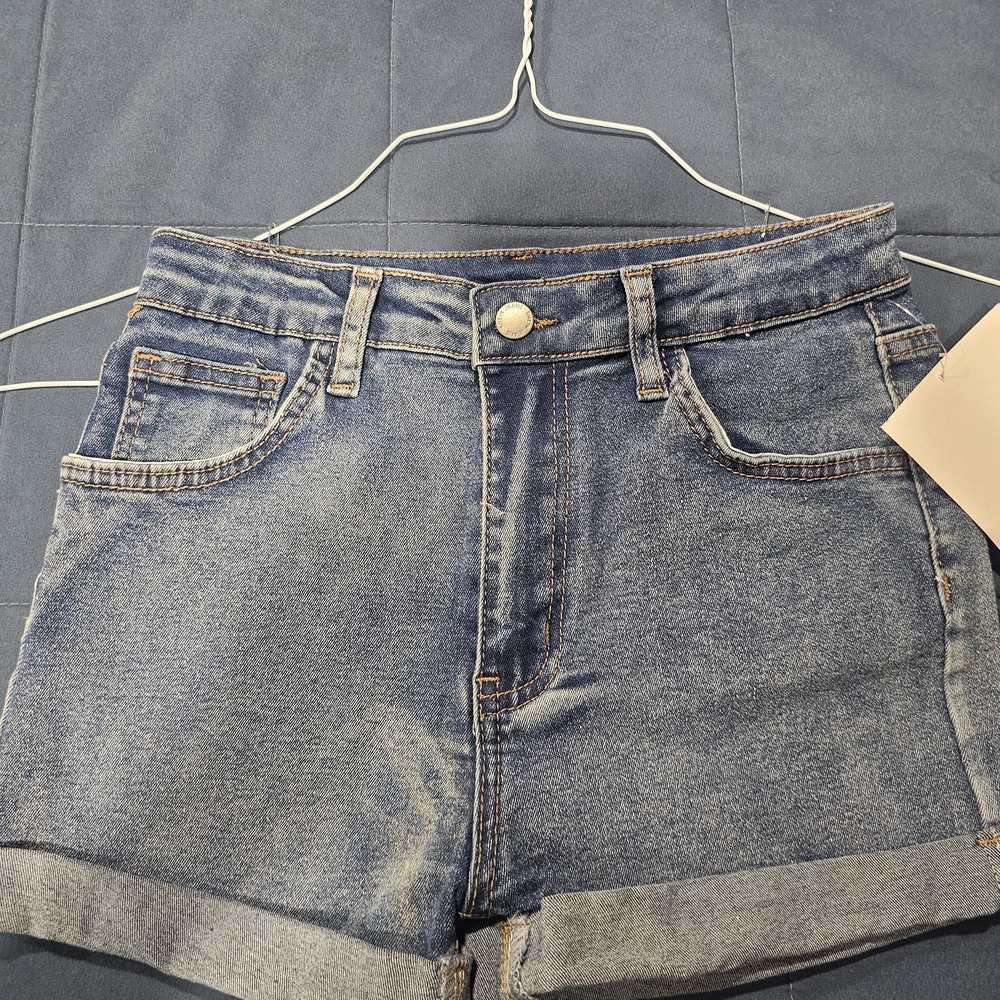 Classic Blue Denim Women's Jean Shorts